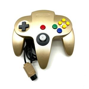 Nintendo 64 Controller | Gold N64 | Gamepad